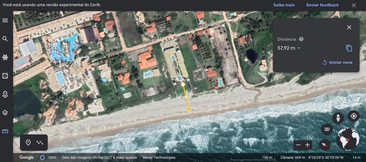 Apartamento A 60 Metros Para Pe Na Areia - The Fountains - Apto 105 베베리베 외부 사진